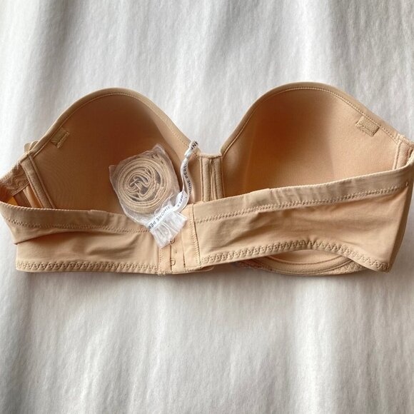 Simone Perele Delice Strapless Convertible Bra 38C Sand NWT - Picture 8 of 11